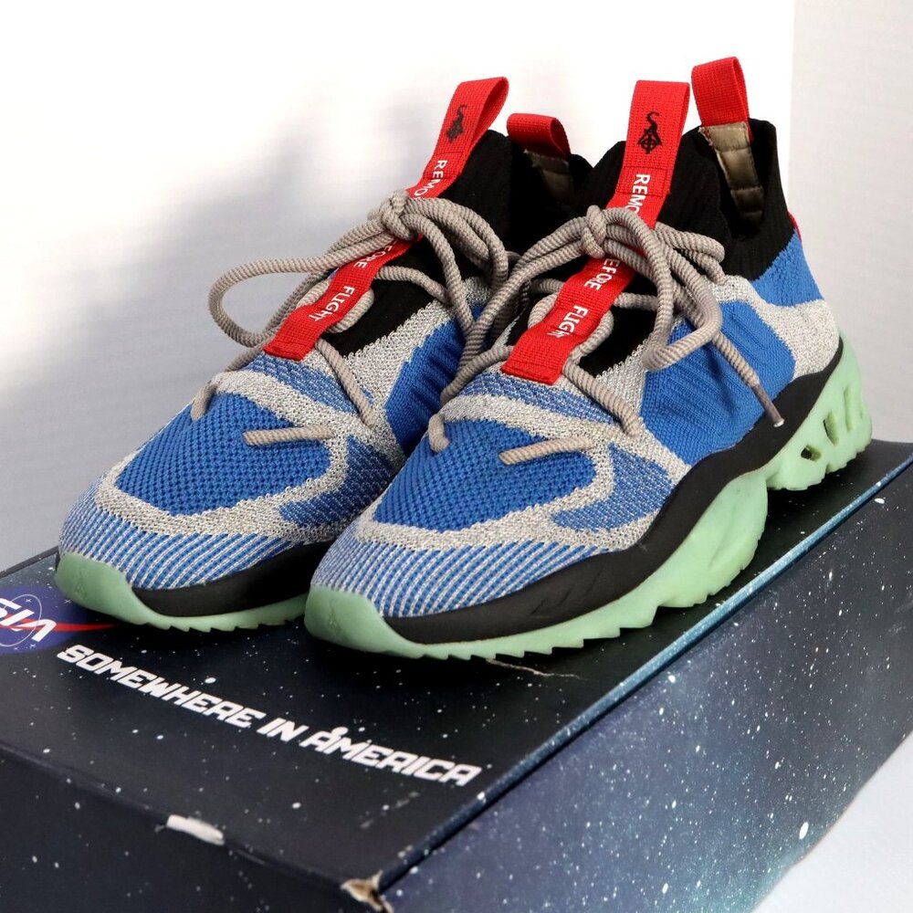 Sia Collective CV 0.02 Blue NASA Somewhere in America Men's Size 10 Sneakers